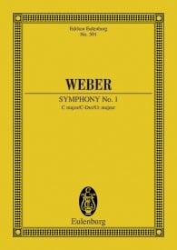 Weber: Symphony No. 1 C major JV 50 (Study Score) published by Eulenburg